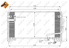 Nrf 35650 - CONDENSADOR MAZDA 323 94-