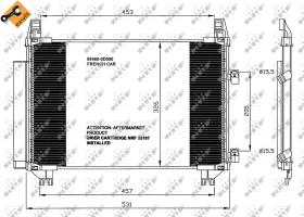  35653 - CONDENSADOR TOYOTA YARIS 05-