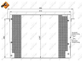  35657 - CONDENSADOR LANDROVER RANGE ROVER 9