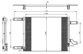 Nrf 35665 - CONDENSADOR ALFA ROMEO 166 98-