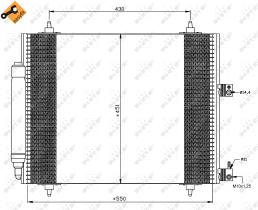 Nrf 35669 - CONDENSADOR CITROEN C8 02-