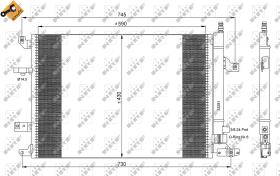 Nrf 35739 - CONDENSADOR VOLVO S60 00-