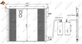 Nrf 35741 - CONDENSADOR OPEL VAUXHALL SIGNUM 03