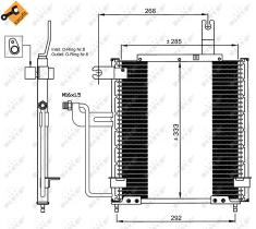 Nrf 35744 - CONDENSADOR MAZDA DEMIO 98-