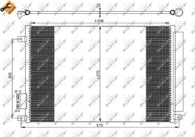 Nrf 35753 - CONDENSADOR FIAT 500 07-