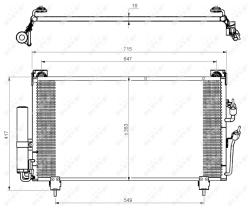  35755 - CONDENSADOR MITSUBISHI OUTLANDER 03