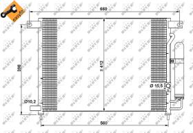 Nrf 35766 - CONDENSADOR CHEVROLET (GM) AVEO 05-