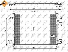  35767 - CONDENSADOR CHEVROLET (GM) AVEO 04-