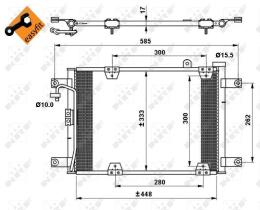 Nrf 35768 - CONDENSADOR SUZUKI GRAND VITARA 98-