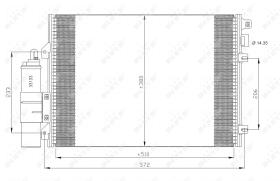 Nrf 35771 - CONDENSADOR DACIA LOGAN 04-
