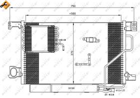 Nrf 35774 - CONDENSADOR MERCEDES C270 (W203) 00