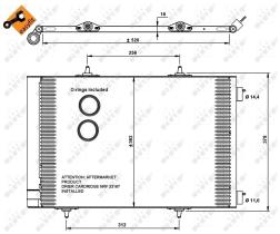 Nrf 35779 - CONDENSADOR CITROEN C2 07-