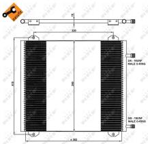 Nrf 35785 - CONDENSADOR RENAULT TWINGO 01-