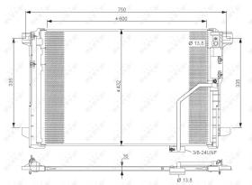 Nrf 35793 - CONDENSADOR MERCEDES C180 (W204) 07