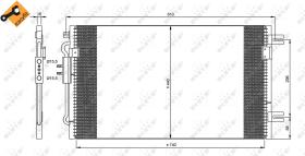 Nrf 35799 - CONDENSADOR CHRYSLER (USA) GRAND VO