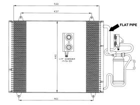 Nrf 35824 - CONDENSADOR RENAULT SAFRANE 92-