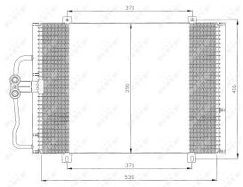 Nrf 35833 - CONDENSADOR RENAULT MEGANE 95-