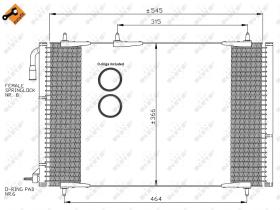 Nrf 35836 - CONDENSADOR PEUGEOT 206 98-