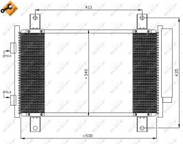 Nrf 35840 - CONDENSADOR CITROEN JUMPER 01-