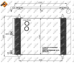 Nrf 35843 - CONDENSADOR CITROEN BERLINGO 05-
