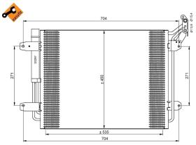 Nrf 35848 - CONDENSADOR VW TIGUAN 07-