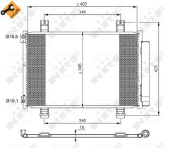  35854 - CONDENSADOR OPEL VAUXHALL AGILA 08-