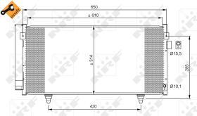 Nrf 35855 - CONDENSADOR SUBARU FORESTER 08-