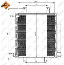 Nrf 35856 - CONDENSADOR DAIHATSU CUORE 03-
