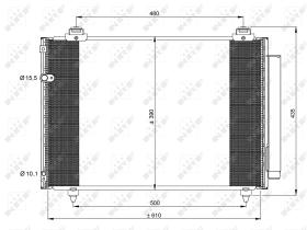 Nrf 35860 - CONDENSADOR TOYOTA COROLLA VERSO 04