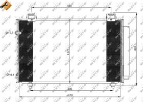 Nrf 35861 - CONDENSADOR TOYOTA COROLLA 01-