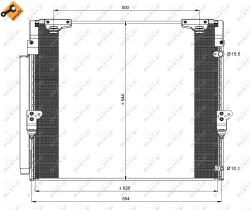 Nrf 35862 - CONDENSADOR TOYOTA LAND CRUISER 200