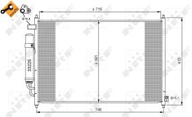 Nrf 35867 - CONDENSADOR HONDA FR-V 05-
