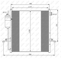 Nrf 35871 - CONDENSADOR MITSUBISHI L200 05-