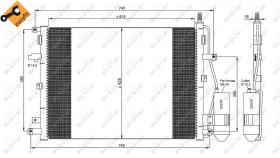 Nrf 35876 - CONDENSADOR VOLVO XC90 02-