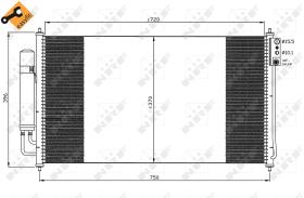 Nrf 35878 - CONDENSADOR NISSAN MURANO 04-