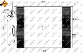 Nrf 35879 - CONDENSADOR RENAULT TWINGO 07-
