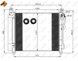 Nrf 35888 - CONDENSADOR KIA PICANTO 04-