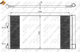 Nrf 35890 - CONDENSADOR RENAULT LAGUNA 07-