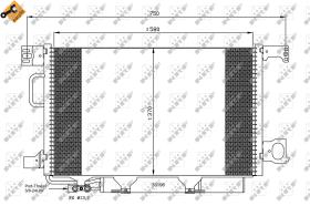 Nrf 35893 - CONDENSADOR MERCEDES C160 (W203) 04
