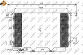 Nrf 35893 - CONDENSADOR MERCEDES C160 (W203) 04