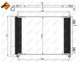 Nrf 35899 - CONDENSADOR PEUGEOT 206 03-