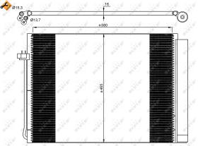 Nrf 35906 - CONDENSADOR BMW X5 06-