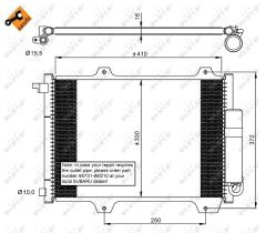 Nrf 35907 - CONDENSADOR SUBARU JUSTY 00-