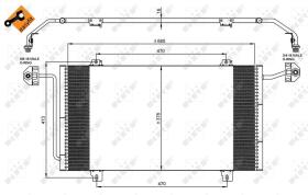  35908 - CONDENSADOR OPEL VAUXHALL MOVANO 98