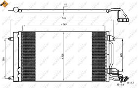 Nrf 35910 - CONDENSADOR AUDI A1 10-