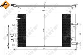 Nrf 35911 - CONDENSADOR ALFA ROMEO 159 05-