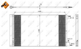 Nrf 35912 - CONDENSADOR OPEL VAUXHALL INSIGNIA