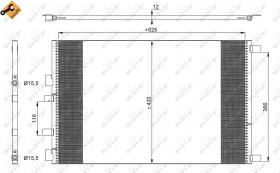 Nrf 35913 - CONDENSADOR RENAULT GRAND SCENIC 04