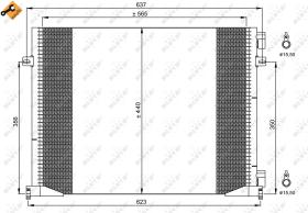 Nrf 35914 - CONDENSADOR OPEL VAUXHALL VIVARO 01