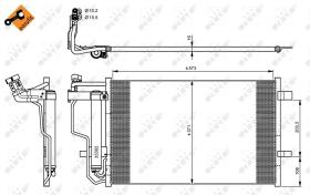 Nrf 35922 - CONDENSADOR MAZDA 3 08-